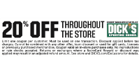 DICK'S Sporting Goods Fall Discount