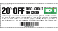 DICK'S Sporting Goods Spring 2022 Discount